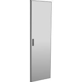 Дверь металлическая для шкафа 19", 28U, 600мм, серая, LINEA N, ITK LN35-28U6X-DM