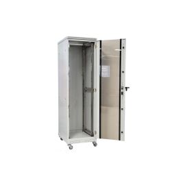 Шкаф напольный 19", 42U, 600х800, передняя дверь стекло, серый, ССД 130411-00530