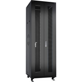 Шкаф напольный 19" 47U 600x1200x2277мм, перед. и задн. двойн. перфор. двери, черн., Cabeus ND-05C-47U60/120-BK 