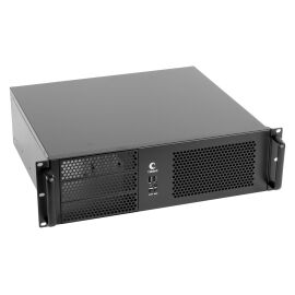 Корпус cерверный 19" 3U, 390x430x133.3мм, без блока питания, CABEUS CL-338C 