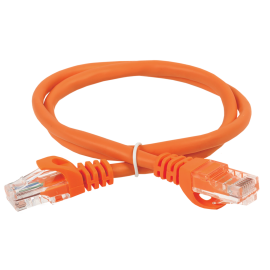 Патч-корд UTP 4 пары, Кат.6, 2хRJ45, 5м, оранжевый, LSZH, ITK PC07-C6UL-5M