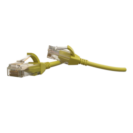 Патч-корд UTP 4 пары, Кат.6, 2хRJ45, 1,5м, желтый, LSZH, Hyperline PC-LPT-UTP-RJ45-RJ45-C6-1.5M-LSZH-YL