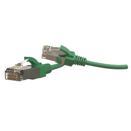 Патч-корд S/FTP 4 пары, Кат.6, 2хRJ45, 5м, зеленый, LSZH, Hyperline PC-LPT-SFTP-RJ45-RJ45-C6-5M-LSZH-GN