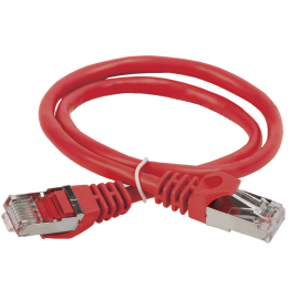 Патч-корд FTP 4 пары, Кат.5е, 2хRJ45, 1,5м, красный, PVC, ITK PC04-C5EF-1M5