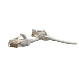 Патч-корд UTP 4 пары, Кат.6, 2хRJ45, 2м, белый, LSZH, Hyperline PC-LPT-UTP-RJ45-RJ45-C6-2M-LSZH-WH