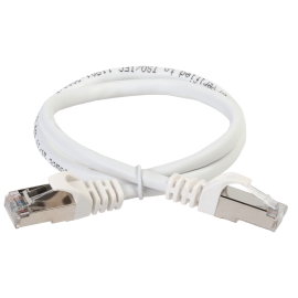 Патч-корд FTP 4 пары, Кат.5е, 2хRJ45, 5м, белый, PVC, ITK PC08-C5EF-5M