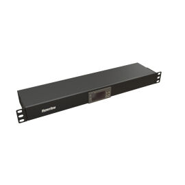 Панель микропроцессорная контрольная 19", 1U, черная, Hyperline TMP-230V/2w-RAL9004