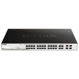 Коммутатор настраиваемый D-link WebSmart DGS-1210-28P/F1