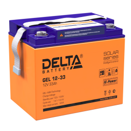 Батарея аккумуляторная DELTA GEL 12-33, (12В, 33Ач)