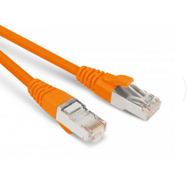 Патч-корд SF/UTP 4 пары, Кат.6, 2хRJ45, 6м, оранжевый, LSZH, Hyperline PC-LPM-SFTP-RJ45-RJ45-C6-6M-LSZH-OR