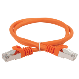 Патч-корд FTP 4 пары, Кат.5е, 2хRJ45, 1м, оранжевый, PVC, ITK PC07-C5EF-1M