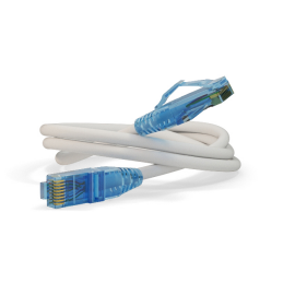 Патч-корд UTP 4 пары, Кат.6, 2хRJ45, 0,5м, белый, LSZH, Hyperline PC-LPM-UTP-RJ45-RJ45-C6-0.5M-LSZH-WH