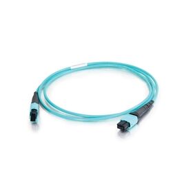 Шнур оптический MPO/PC-MPO/PC, MM 50/125, 20м, Hyperline FHD-MC3-503-MPOF12/PS-MPOF12/PS-A-20M-LSZH-AQ