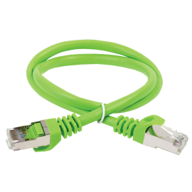 Патч-корд FTP 4 пары, Кат.5е, 2хRJ45, 1,5м, зеленый, PVC, ITK PC02-C5EF-1M5