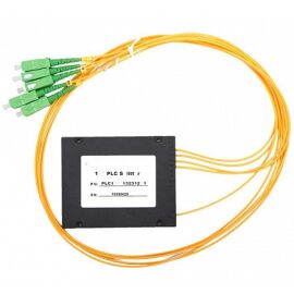 Делитель оптический PLC, 1х4, 100х80х10мм, 3,0мм, SC/APC, ССД 130602-00280