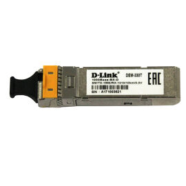 Модуль D-Link mini-GBIC LX SM Single Fiber  (10km, 3,3V), WDM DEM-330T/DD/E1A