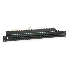 Патч-панель 1U, 19", 50хRJ45, UTP, Dual IDC, телеф. раскл., Cabeus PL-50-TEL-Dual IDC 