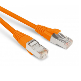 Патч-корд SF/UTP 4 пары, Кат.6, 2хRJ45, 5м, оранжевый, LSZH, Hyperline PC-LPM-SFTP-RJ45-RJ45-C6-5M-LSZH-OR