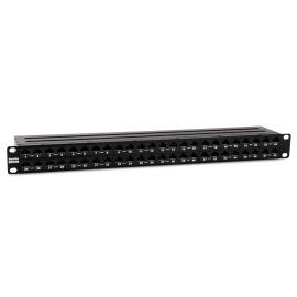 Патч-панель 1U, 19", 48хRJ-45, кат.6а, Dual IDC, Hyperline PPHD-19-48-8P8C-C6A-110D