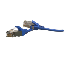 Патч-корд S/FTP 4 пары, Кат.6, 2хRJ45, 3м, синий, LSZH, Hyperline PC-LPT-SFTP-RJ45-RJ45-C6-3M-LSZH-BL