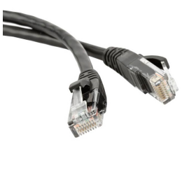 Патч-корд FTP 4 пары, Кат.6, 2хRJ45, 1м, черный, LSZH, Hyperline PC-LPM-STP-RJ45-RJ45-C6-1M-LSZH-BK