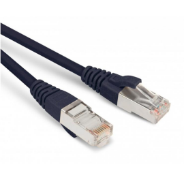 Патч-корд SF/UTP 4 пары, Кат.5е, 2хRJ45, 9м, черный, LSZH, Hyperline PC-LPM-SFTP-RJ45-RJ45-C5e-9M-LSZH-BK