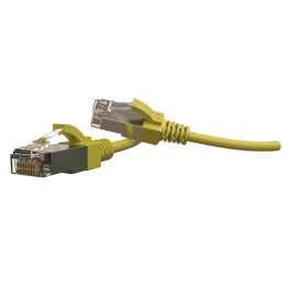 Патч-корд S/FTP 4 пары, Кат.6, 2хRJ45, 2м, желтый, LSZH, Hyperline PC-LPT-SFTP-RJ45-RJ45-C6-2M-LSZH-YL