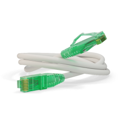 Патч-корд UTP 4 пары, Кат.6а, 2хRJ45, 15м, белый, LSZH, Hyperline PC-LPM-UTP-RJ45-RJ45-C6a-15M-LSZH-WH