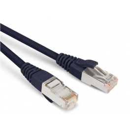 Патч-корд SF/UTP 4 пары, Кат.5е, 2хRJ45, 7м, черный, LSZH, Hyperline PC-LPM-SFTP-RJ45-RJ45-C5e-7M-LSZH-BK 