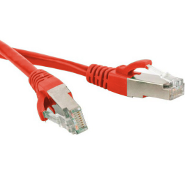 Патч-корд SF/UTP 4 пары, Кат.6, 2хRJ45, 9м, красный, LSZH, Hyperline PC-LPM-SFTP-RJ45-RJ45-C6-9M-LSZH-RD