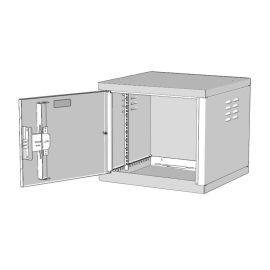 Шкаф антивандальный настенный 12U, 19", 600х550мм, ШАН-Э, ССД 130411-00823