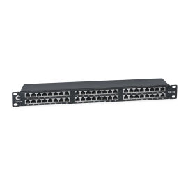 Патч-панель 1U, 19'', 48хRJ45, FTP, кат.5е, Dual IDC, выс.плот., Cabeus PLHD-48-Cat.5e-SH-Dual IDC-1U