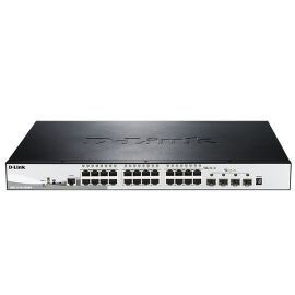 Коммутатор управляемый стекируемый D-link SmartPro DGS-1510-28XMP