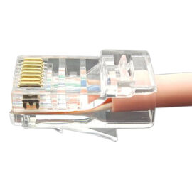 Коннектор (разъем) RJ-45, Кат.6, 8P8C, уп.100 шт, Hyperline PLEZ-8P8C-U-C6-100