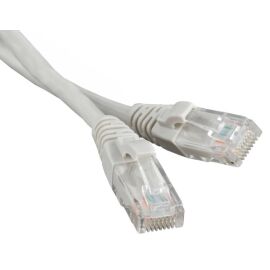 Патч-корд UTP 4 пары, Кат.5e, 2хRJ45, 2м, серый, LSZH, Hyperline PC-LPM-UTP-RJ45-REV-RJ45-C5e-2M-LSZH-GY