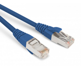 Патч-корд SF/UTP 4 пары, Кат.6, 2хRJ45, 1,5м, синий, LSZH, Hyperline PC-LPM-SFTP-RJ45-RJ45-C6-1.5M-LSZH-BL