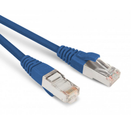 Патч-корд SF/UTP 4 пары, Кат.5е, 2хRJ45, 9м, синий, LSZH, Hyperline PC-LPM-SFTP-RJ45-RJ45-C5e-9M-LSZH-BL