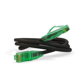 Патч-корд UTP 4 пары, Кат.6а, 2хRJ45, 3м, черный, LSZH, Hyperline PC-LPM-UTP-RJ45-RJ45-C6a-3M-LSZH-BK