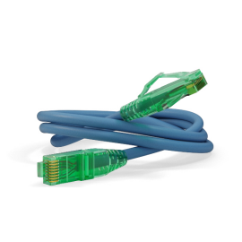 Патч-корд UTP 4 пары, Кат.6а, 2хRJ45, 1,5м, синий, LSZH, Hyperline PC-LPM-UTP-RJ45-RJ45-C6a-1.5M-LSZH-BL