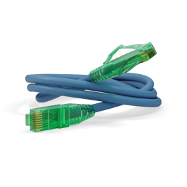 Патч-корд UTP 4 пары, Кат.6а, 2хRJ45, 10м, синий, LSZH, Hyperline PC-LPM-UTP-RJ45-RJ45-C6a-10M-LSZH-BL