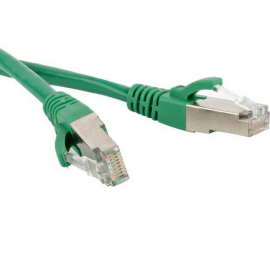 Патч-корд SF/UTP 4 пары, Кат.6, 2хRJ45, 20м, зеленый, LSZH, Hyperline PC-LPM-SFTP-RJ45-RJ45-C6-20M-LSZH-GN