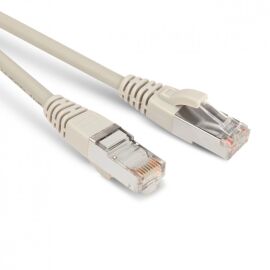 Патч-корд FTP 4 пары, Кат.5e, 2хRJ45, 0,5м, серый, LSZH, Hyperline PC-LPM-STP-RJ45-RJ45-C5e-0.5M-LSZH-GY