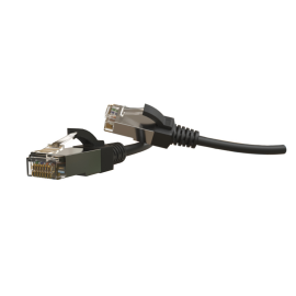 Патч-корд S/FTP 4 пары, Кат.6, 2хRJ45, 5м, черный, LSZH, Hyperline PC-LPT-SFTP-RJ45-RJ45-C6-5M-LSZH-BK