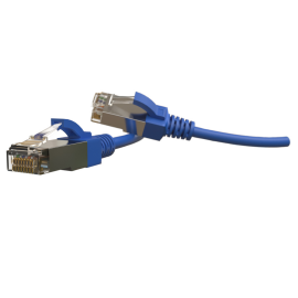 Патч-корд S/FTP 4 пары, Кат.6, 2хRJ45, 5м, синий, LSZH, Hyperline PC-LPT-SFTP-RJ45-RJ45-C6-5M-LSZH-BL