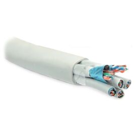 Кабель FTP 16 пар, Кат.5, внутренний, LSZH, 0,51мм, серый, 500м, Hyperline FUTP16W-C5-S24-IN-LSZH-G