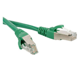 Патч-корд SF/UTP 4 пары, Кат.5е, 2хRJ45, 3м, зеленый, LSZH, Hyperline PC-LPM-SFTP-RJ45-RJ45-C5e-3M-LSZH-GN