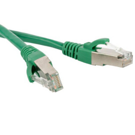 Патч-корд SF/UTP 4 пары, Кат.6, 2хRJ45, 2м, зеленый, LSZH, Hyperline PC-LPM-SFTP-RJ45-RJ45-C6-2M-LSZH-GN