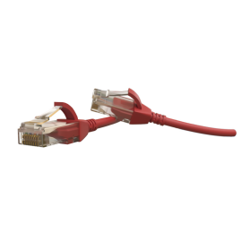 Патч-корд UTP 4 пары, Кат.6, 2хRJ45, 1,5м, красный, LSZH, Hyperline PC-LPT-UTP-RJ45-RJ45-C6-1.5M-LSZH-RD