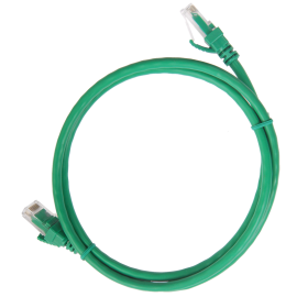 Патч-корд UTP 4 пары, Кат.5е, 2хRJ45, 5м, зеленый, PVC, ITK PC02-C5EU-5M