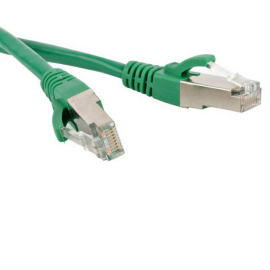 Патч-корд SF/UTP 4 пары, Кат.6, 2хRJ45, 3м, зеленый, LSZH, Hyperline PC-LPM-SFTP-RJ45-RJ45-C6-3M-LSZH-GN